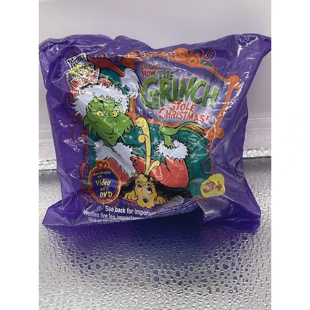 Dr Seuss Grinch Ornament Dog Max Wendy's Toy 2000‎ Vtg Christmas
